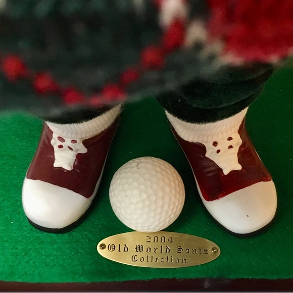 Vintage Dept 56 Limited Edition 2004 Old World Collection Santa Golfer - Picture 9 of 12
